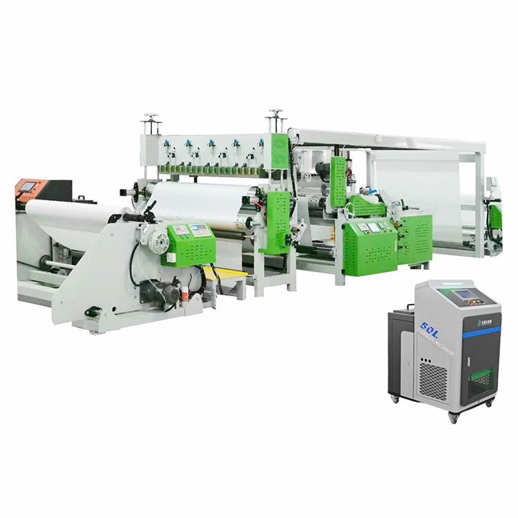 2-layer Hot Melt Glue Spray Laminating Machine